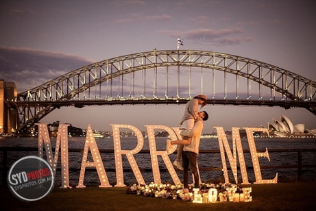 悉尼惊喜求婚